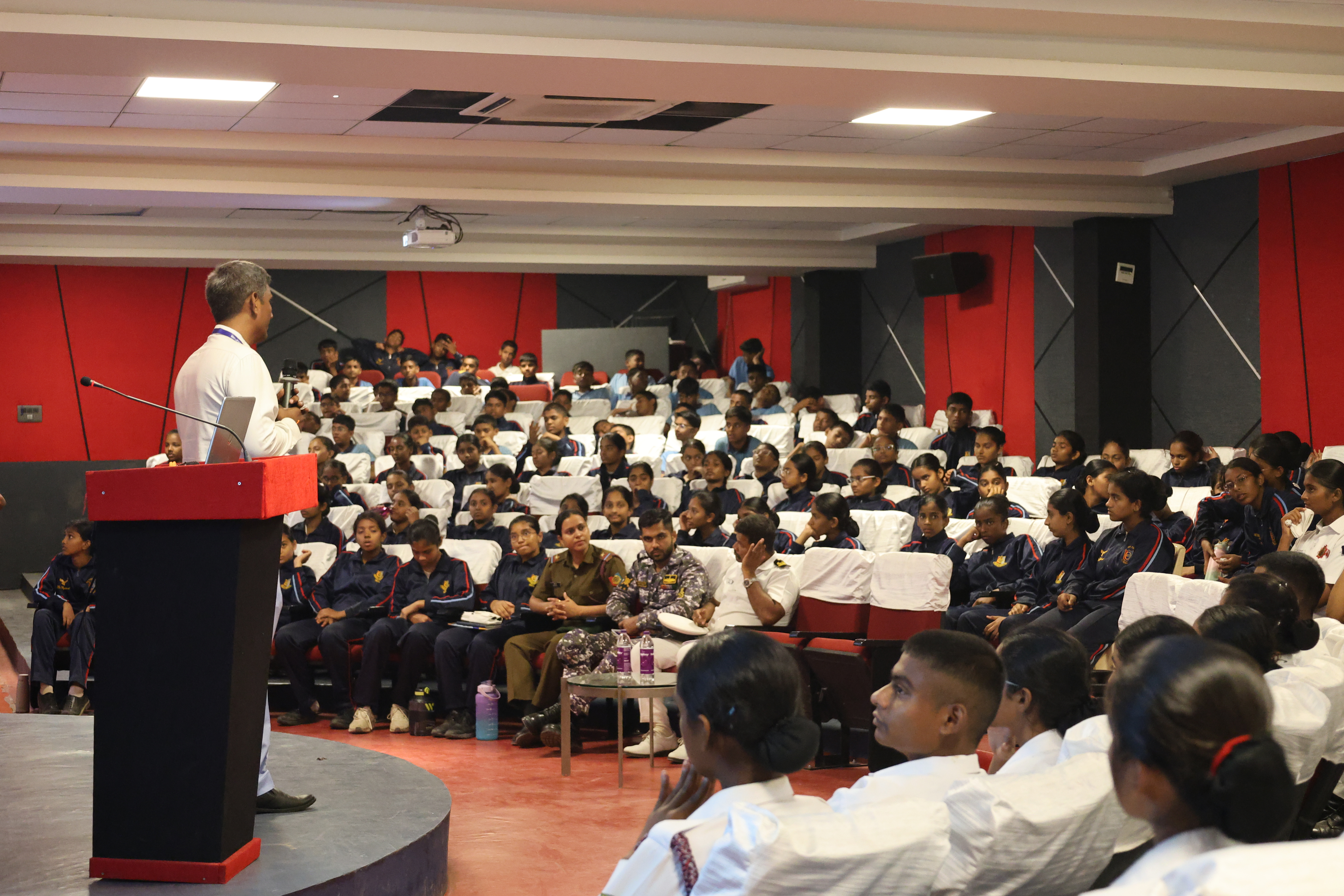 Gathering Of NCC Officers And Cadets At AI Session